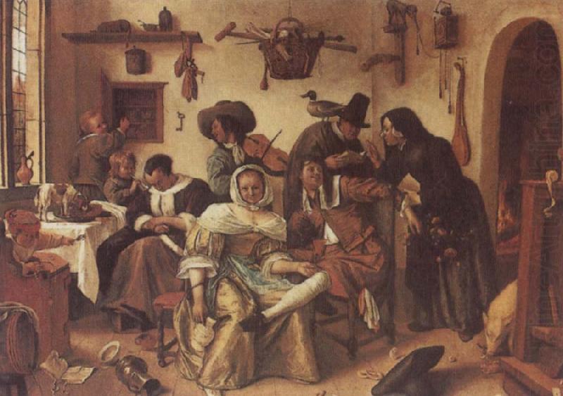 Beware of Luxury, Jan Steen